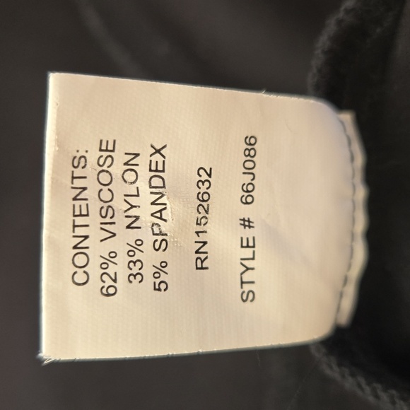 Peace Of Cloth Asymmetrical Black Open Front Cardigan Blazer - Picture 6 of 6